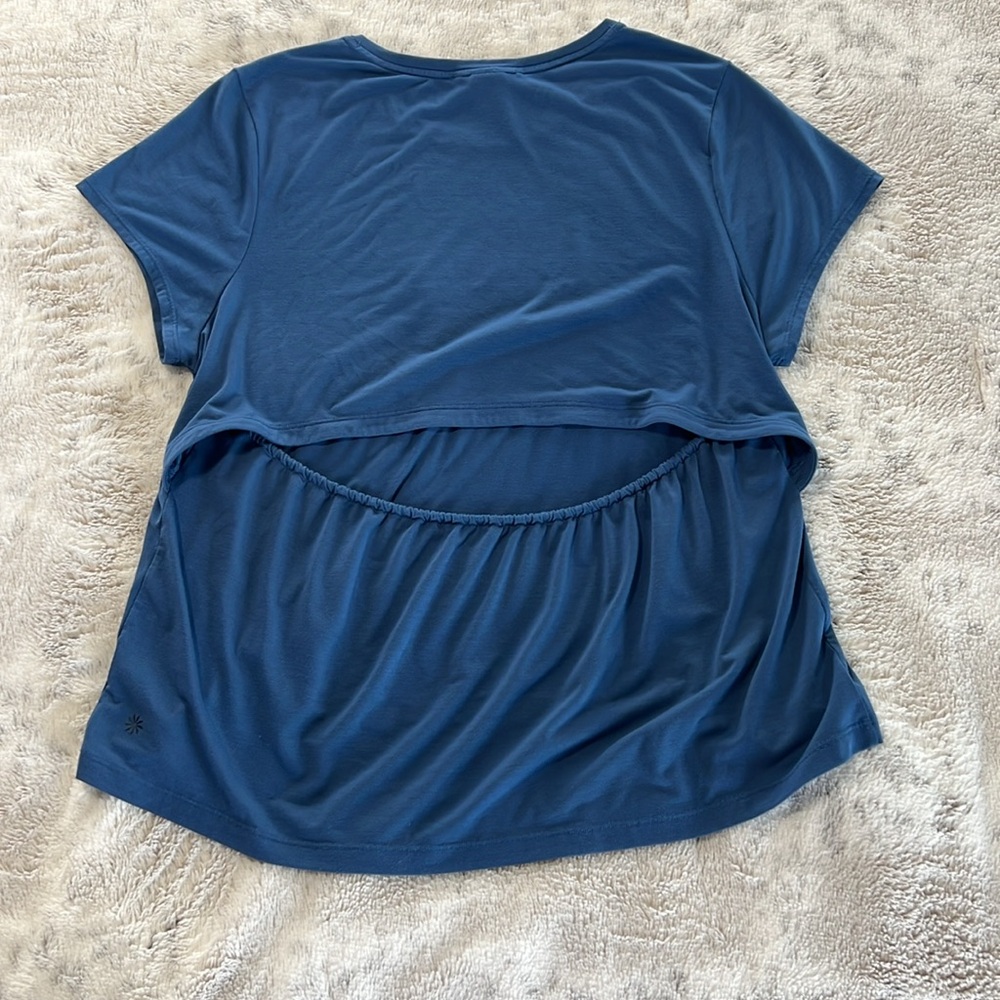Athleta With Ease Open Back Tee in XL